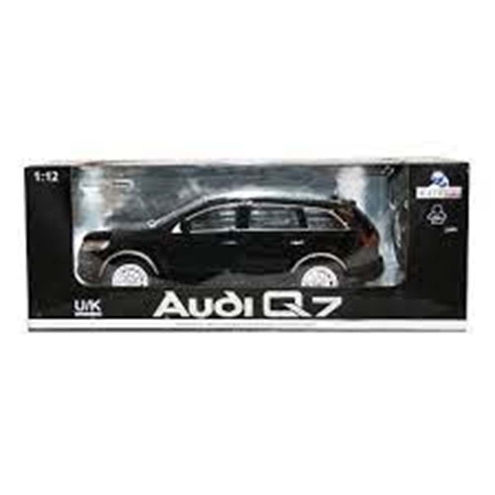 Vardem Audi Q7 Uzktan Kumandalı Şarjlı Araba 1:12 Ölçek Siyah