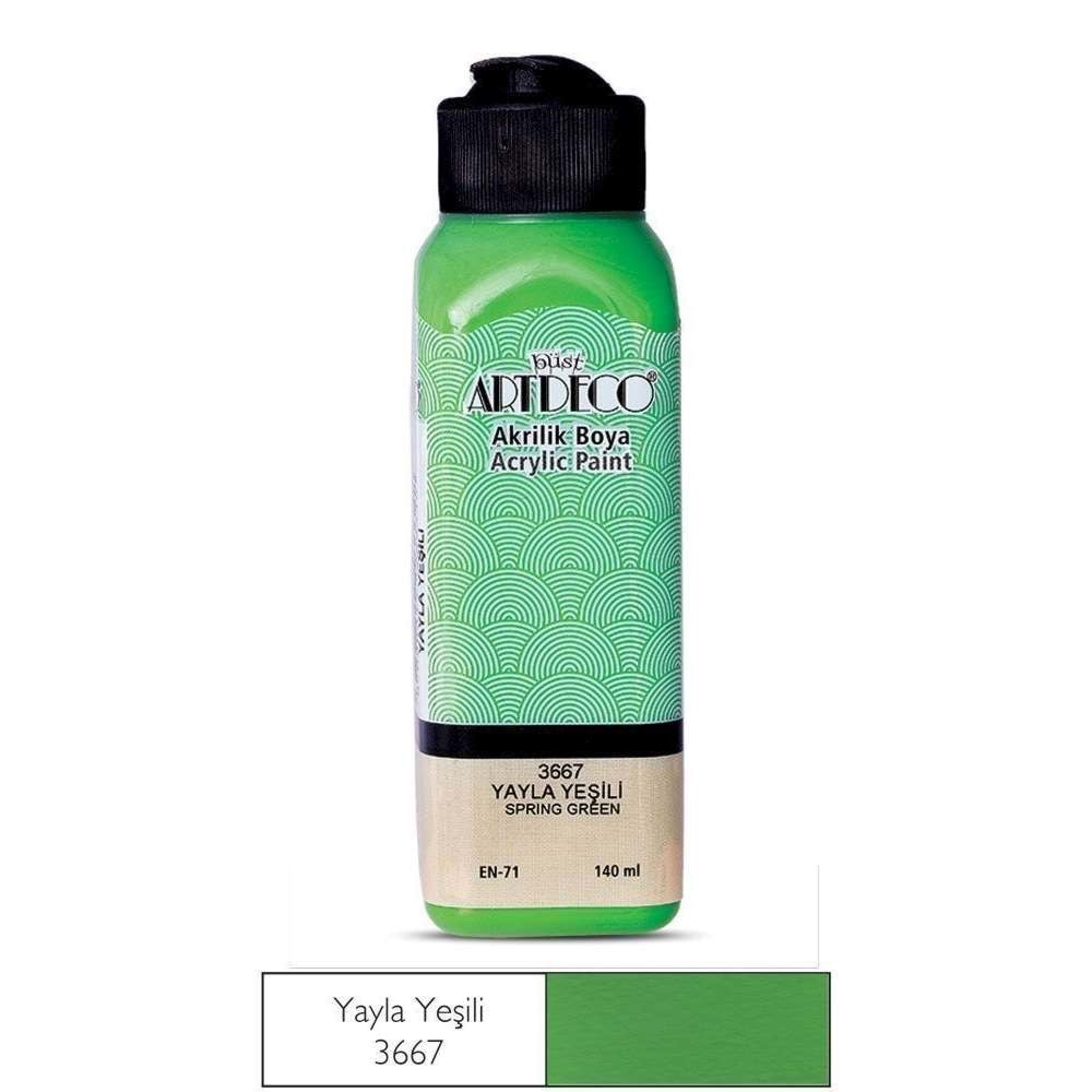 Artdeco Akrilik Boya 140 ML Yayla Yeşili 070R-3667