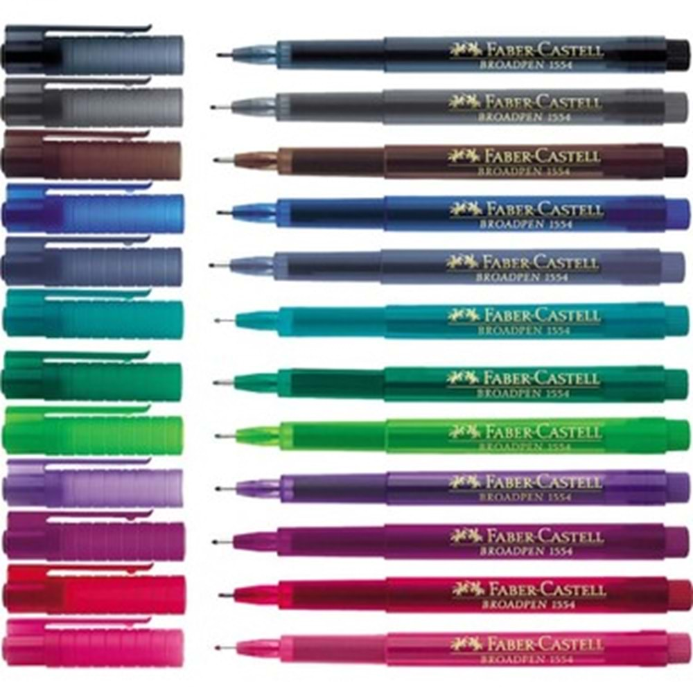 Faber-Castell Broadpen 0.8 MM Açık Yeşil 15 54 66