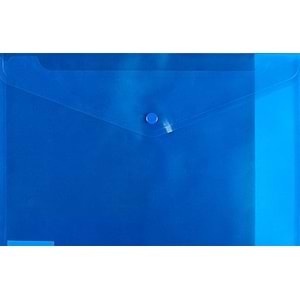 Faber-Castell Çıtçıtlı Dosya Mavi Renk A4 Boyut