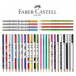 Faber Castel Lüx Mercanlı Karışık Yuvarlak Kurşun Kalem 12 Adet