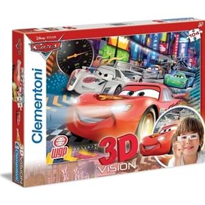 104 Parça Puzzle 3 Boyutlu (3D) Cars