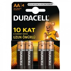 Duracell Alkalin Kalem Pil (AA) 4 LÜ 2A4