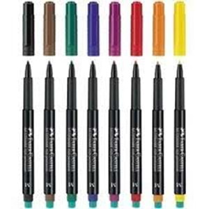 Faber-Castell Asetat Kalemi Permanent M Seri Siyah 15 25 99