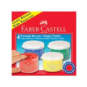 Faber-Castell Parmak Boyası 45 ML 4 Renk 5170 160412
