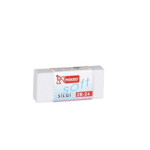 Micro Soft Beyaz Silgi 2b 24 Eraser