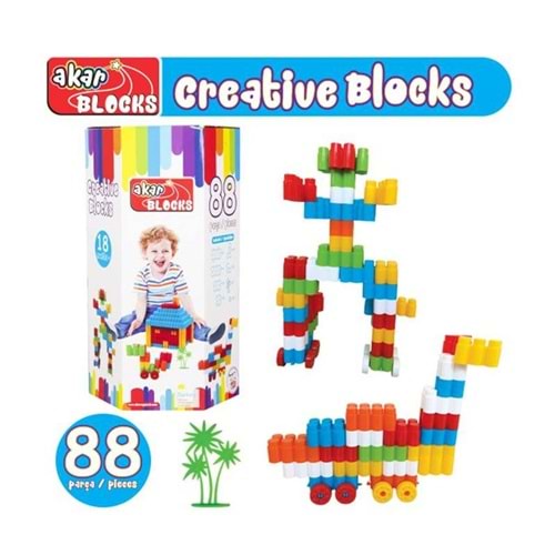 AKAR BLOCKS Bul Tak LE-GO Creative Block 88 Parça