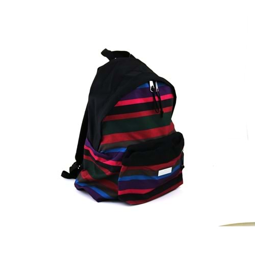 Faber-Castell Basic Çanta Sırt Çantası Karışık Renkli Çizgi Desenli