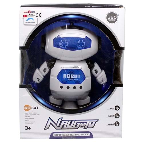 Naugoty Robot 360 Derece Oynar Oyuncak