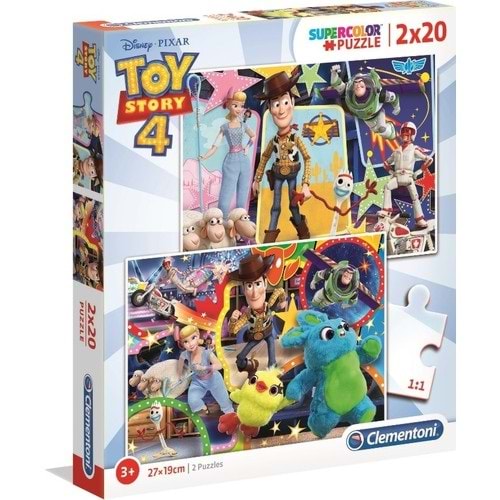 Clementoni Toy Story 4 Çocuk Puzzle 2X20
