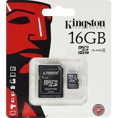 Kingston 16 Gb Hafıza Kartı Sd MicroSD