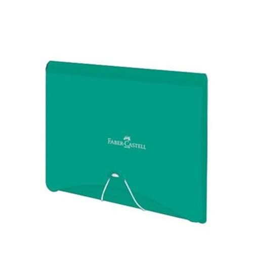Faber-Castell Lastikli Dosya Neon İnce A4 Fosforlu Yeşil