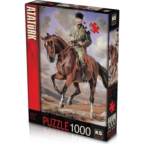 Puzzle Gazi Mustafa Kemal Sakarya İsimli Atıyla (1000 Parça)