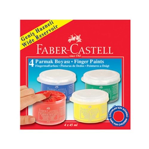 Faber-Castell Parmak Boyası 45 ML 4 Renk 5170 160412