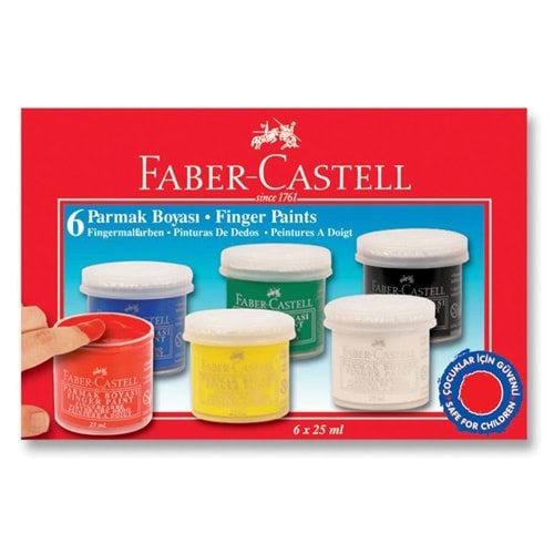 Faber-Castell Parmak Boyası 45 ML 6 Renk 5170 160422